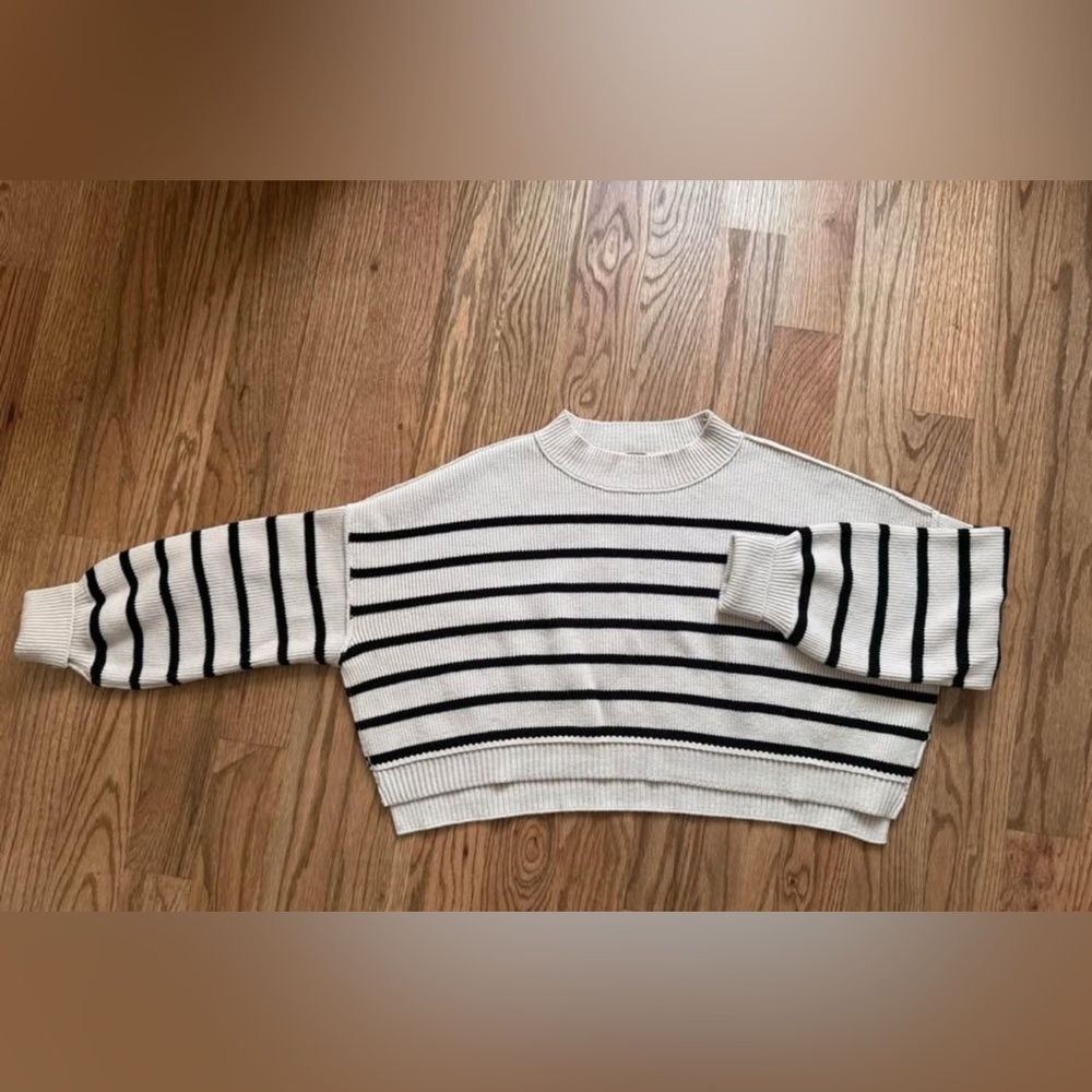 Free People Easy Street Crop Sweater